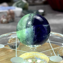 Load image into Gallery viewer, Rainbow Fluorite Spheres