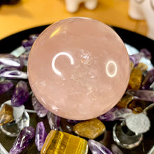 Load image into Gallery viewer, Rose Quartz Spheres w/Stars