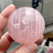 Load image into Gallery viewer, Rose Quartz Spheres w/Stars