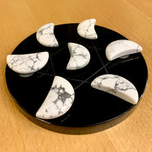 Load image into Gallery viewer, Howlite Moons and Stars