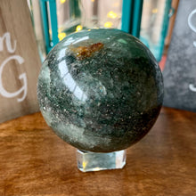 Load image into Gallery viewer, Strawberry Quartz Spheres - Green