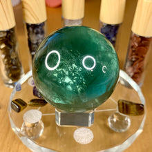 Load image into Gallery viewer, Green Fluorite Spheres