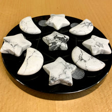 Load image into Gallery viewer, Howlite Moons and Stars