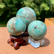 Load image into Gallery viewer, Amazonite Spheres