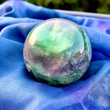 Load image into Gallery viewer, Rainbow Fluorite Spheres