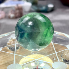 Load image into Gallery viewer, Rainbow Fluorite Spheres