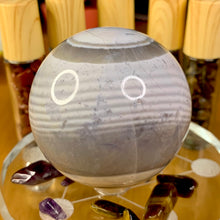 Load image into Gallery viewer, Banded Winter Agate Spheres