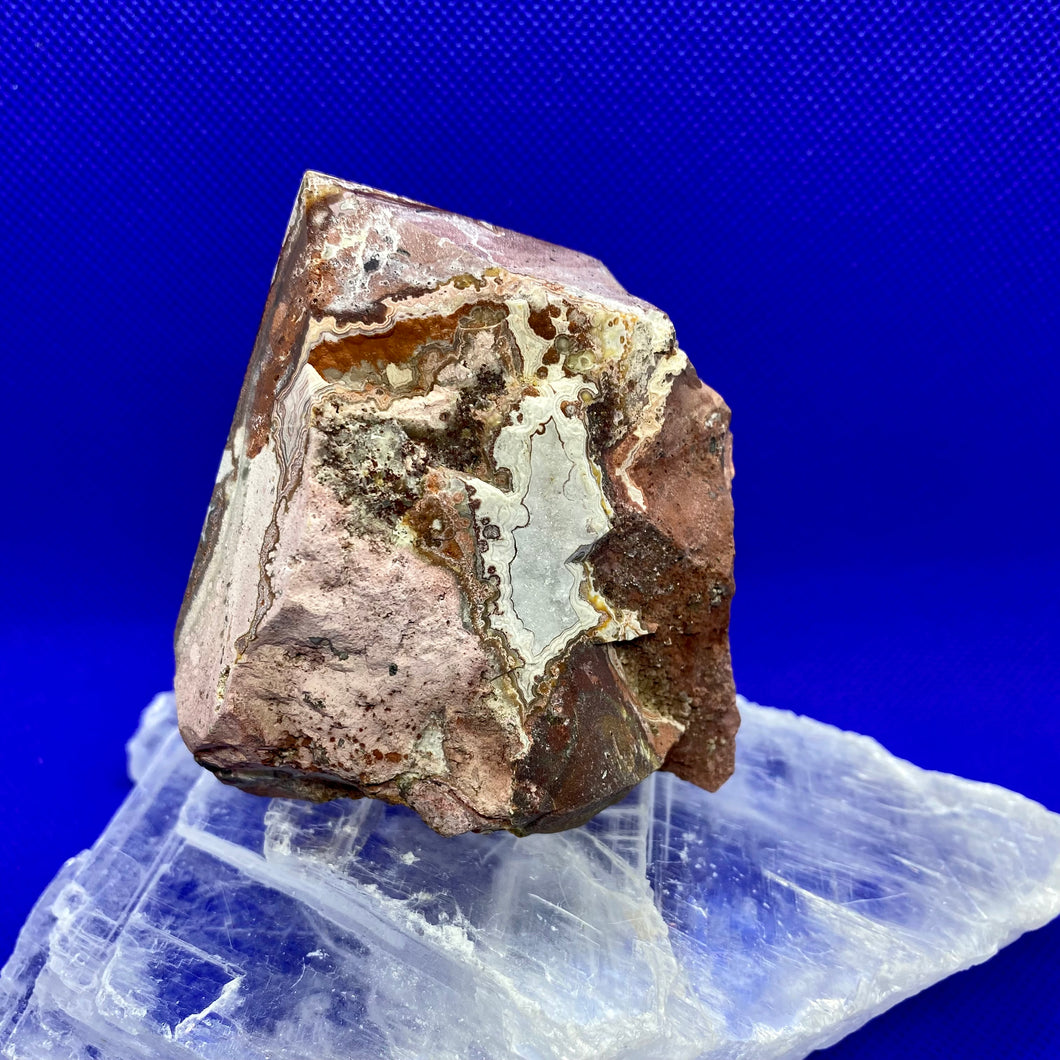 Mexican Agate Semi-Polished Point