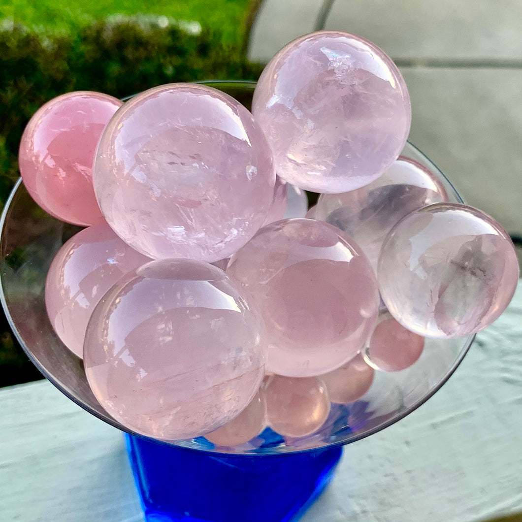 Rose Quartz Spheres