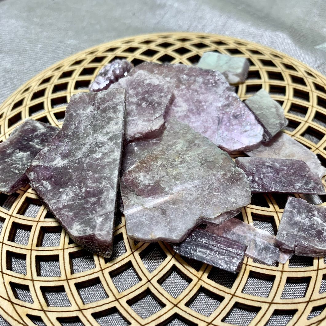 Raw Lepidolite Books