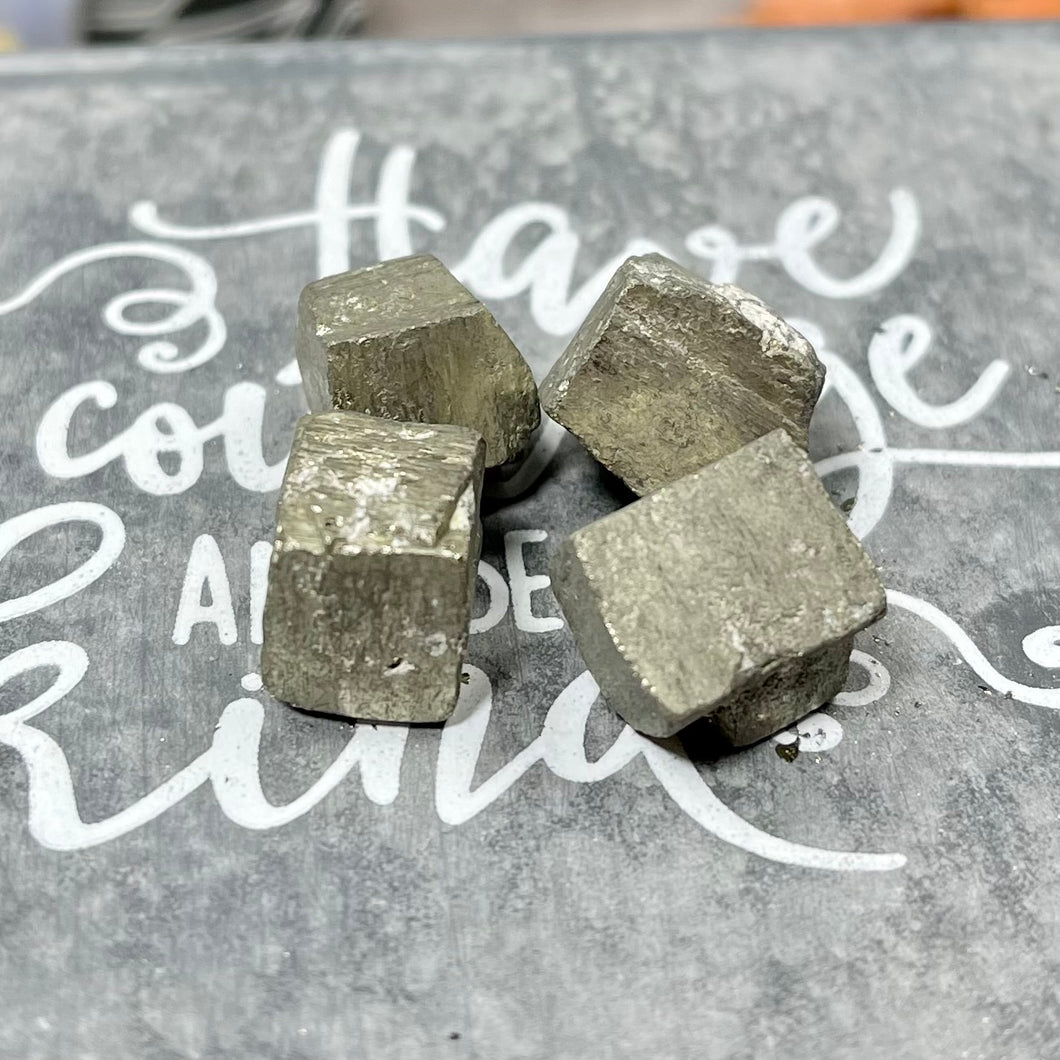 Pyrite Raw Cubes