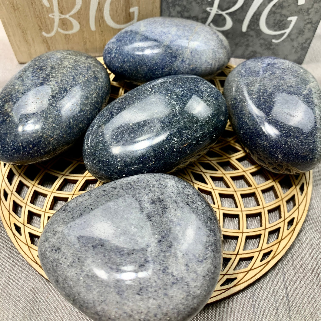 Dumortierite Palm Stones