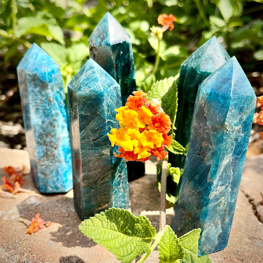 Blue Apatite Towers