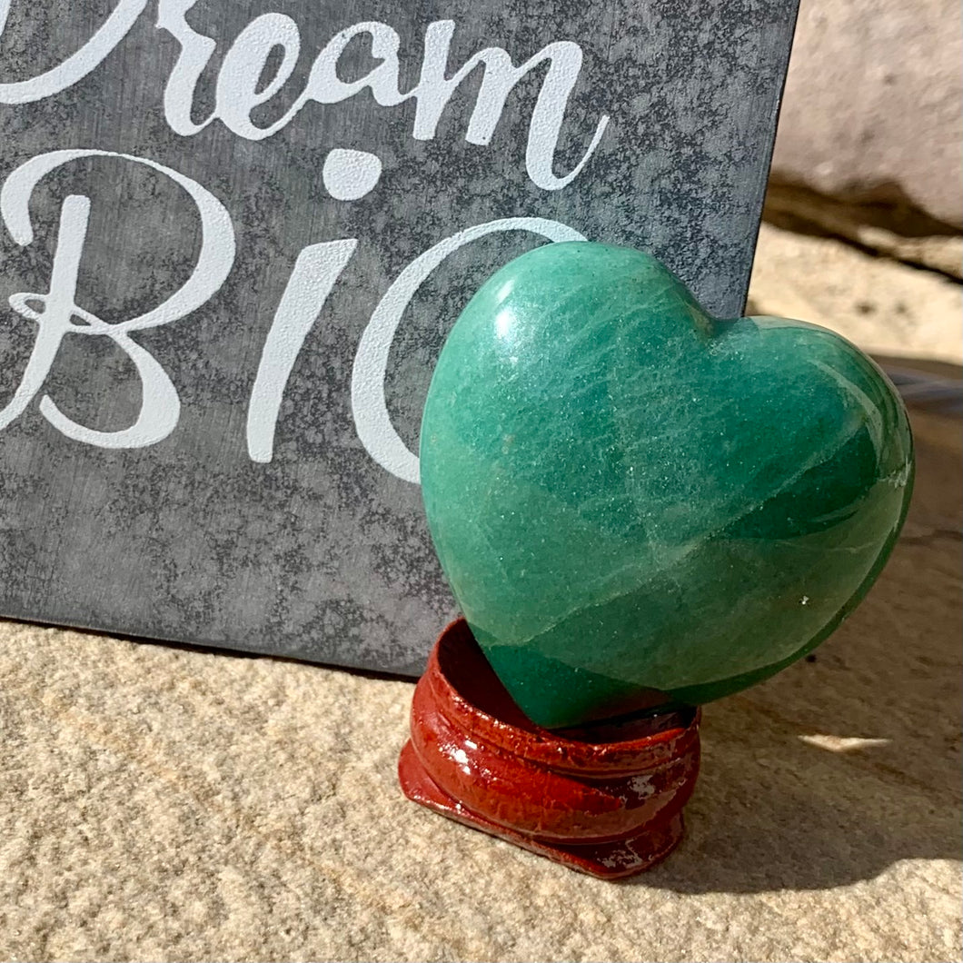 Green Aventurine Heart