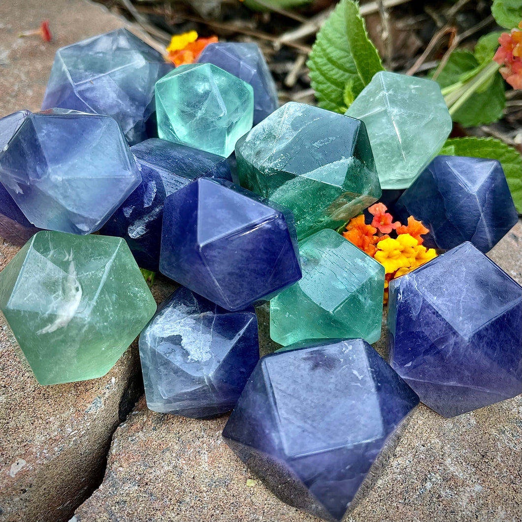 Fluorite Polyhedrons