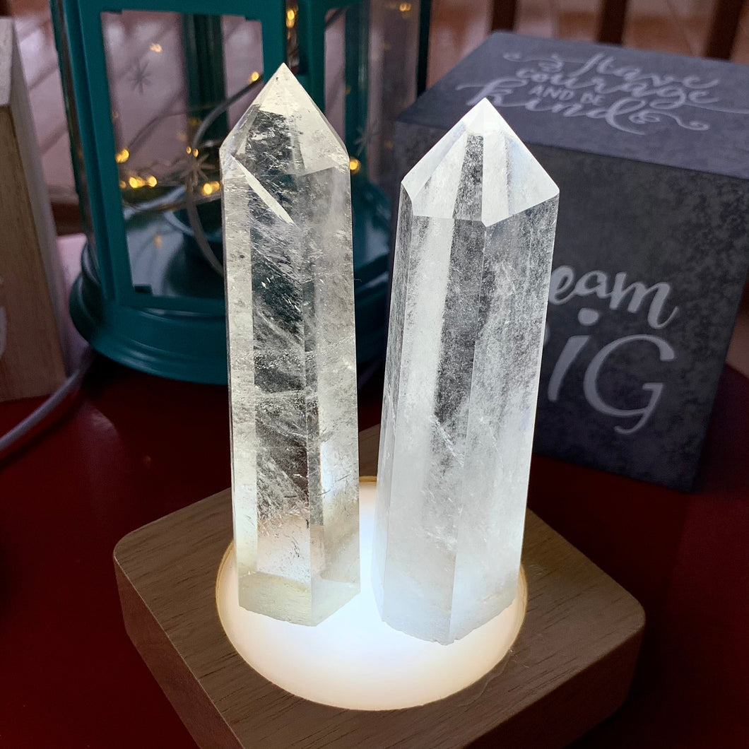 Clear Quartz Towers