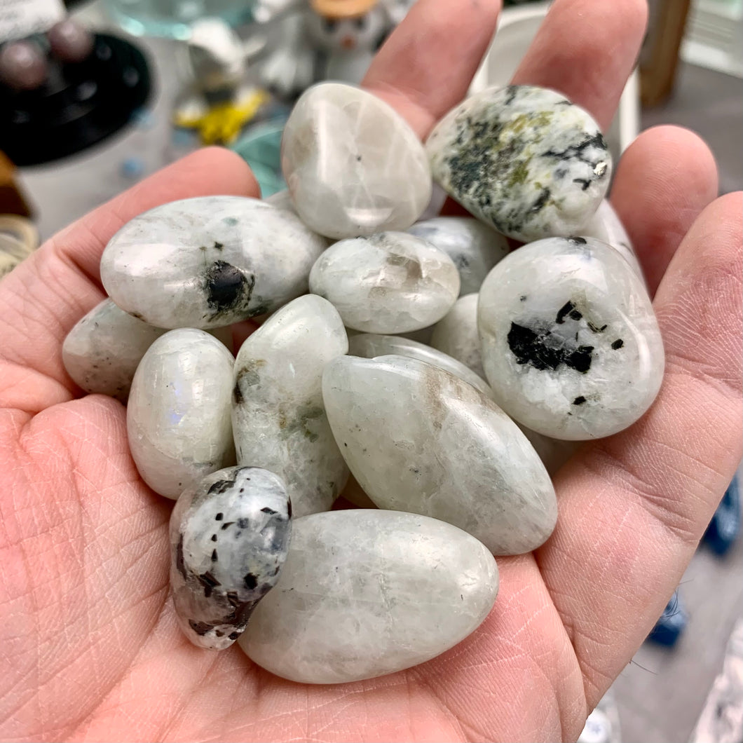 Rainbow Moonstone Tumbles