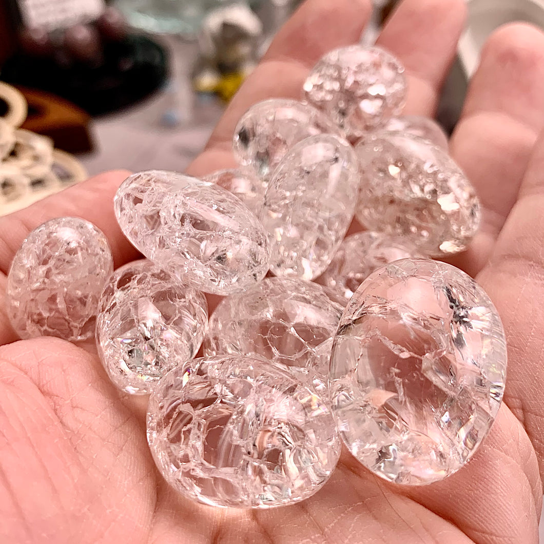 Crackle Quartz Tumbles