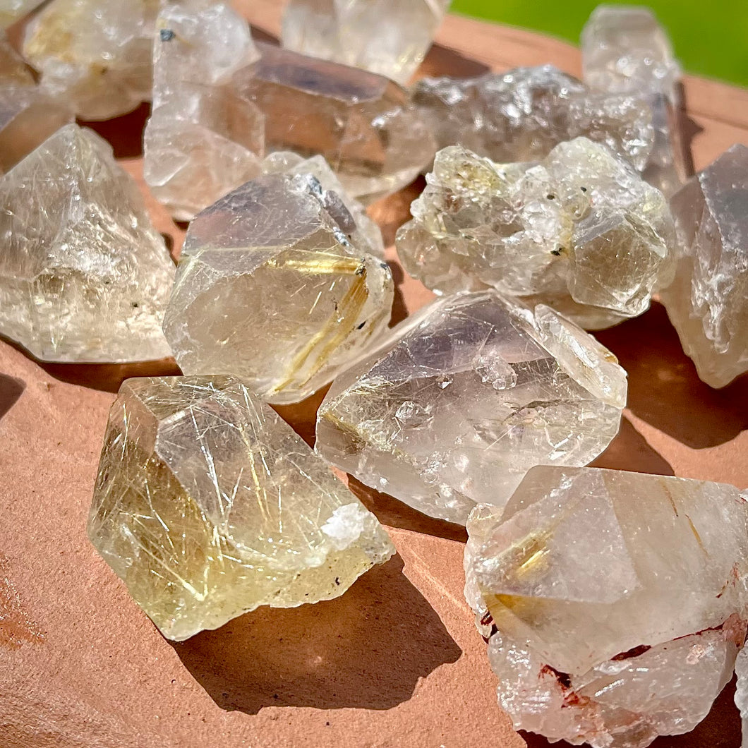 Rutilated Quartz Raw Points