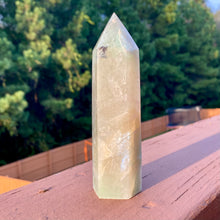 Load image into Gallery viewer, Garneirite Tower (Green Moonstone)
