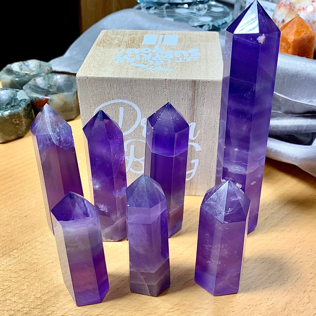 Violet Fluorite Towers