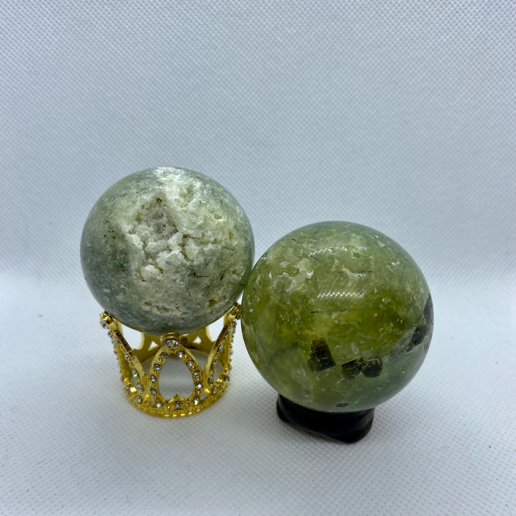 Prehnite Spheres