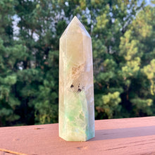 Load image into Gallery viewer, Garneirite Tower (Green Moonstone)
