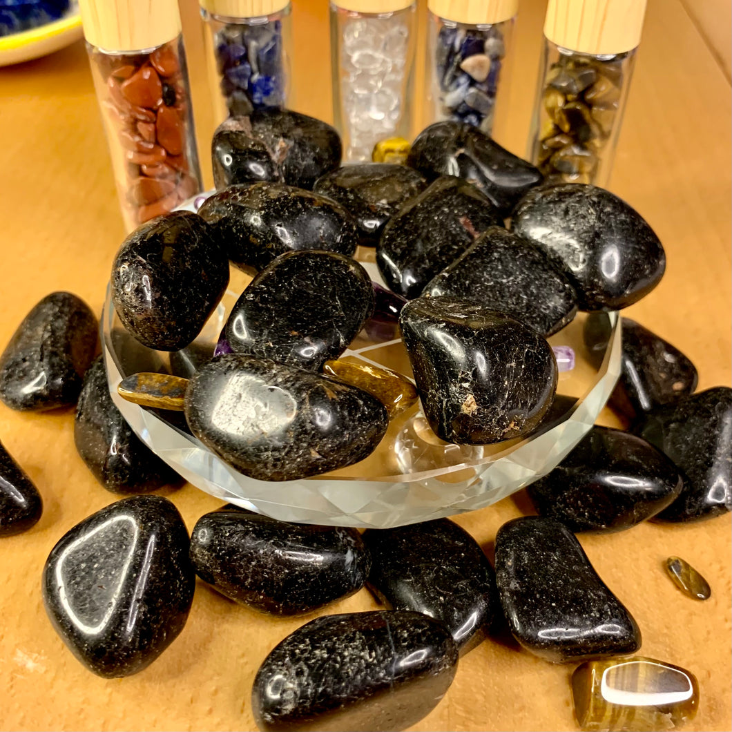 Black Tourmaline Tumble Stones