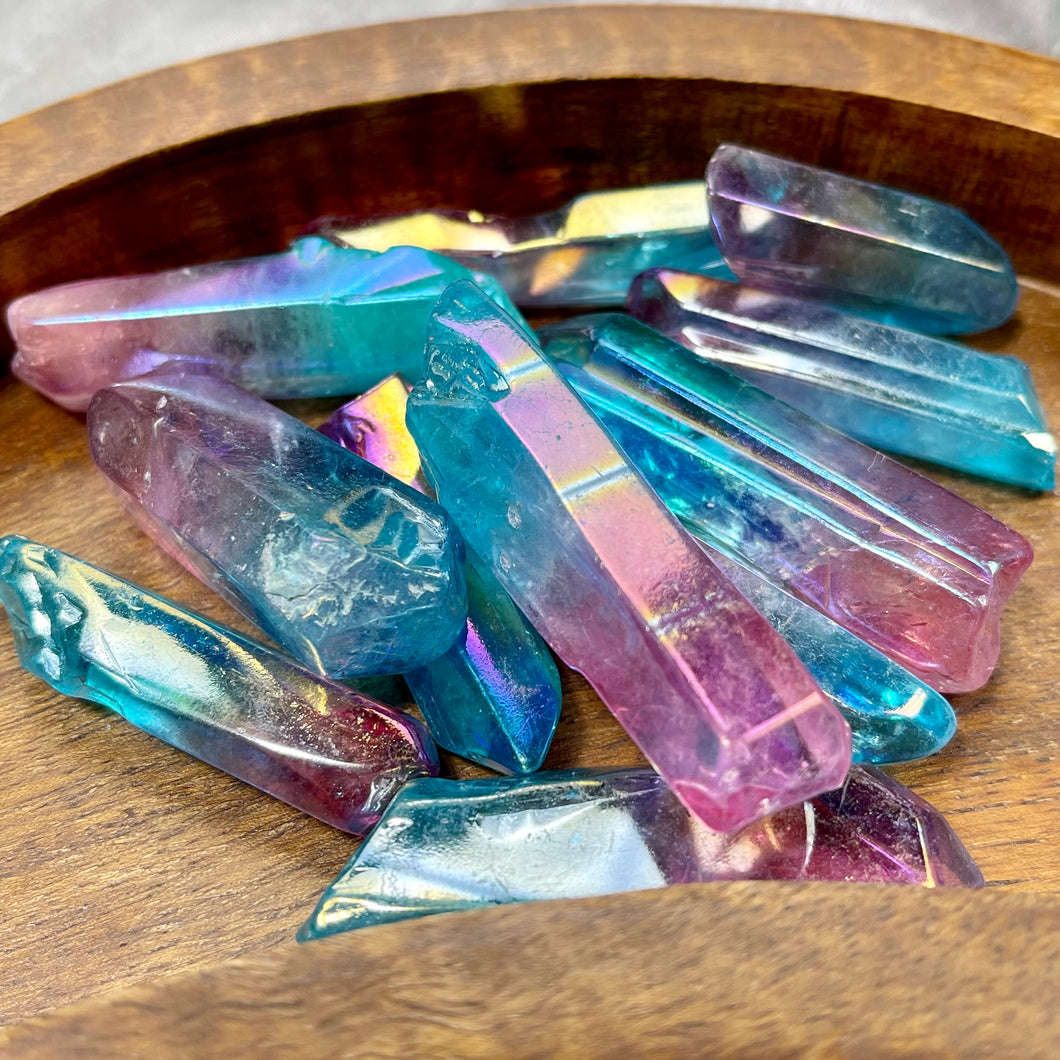 Quartz Colored Aura Points