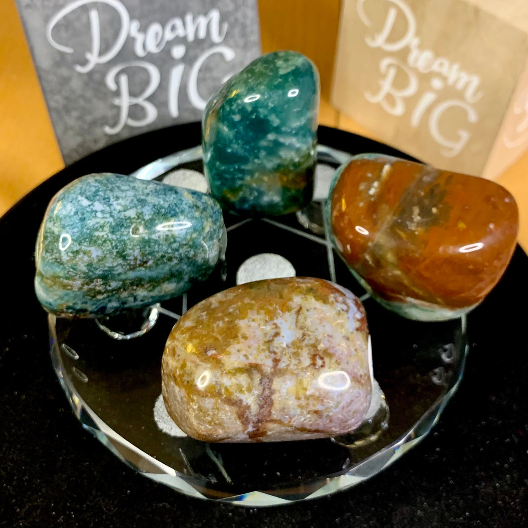 Ocean Jasper Palm Stones