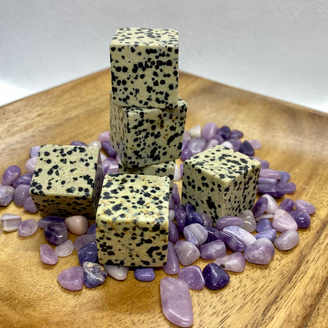 Dalmation Jasper Cubes