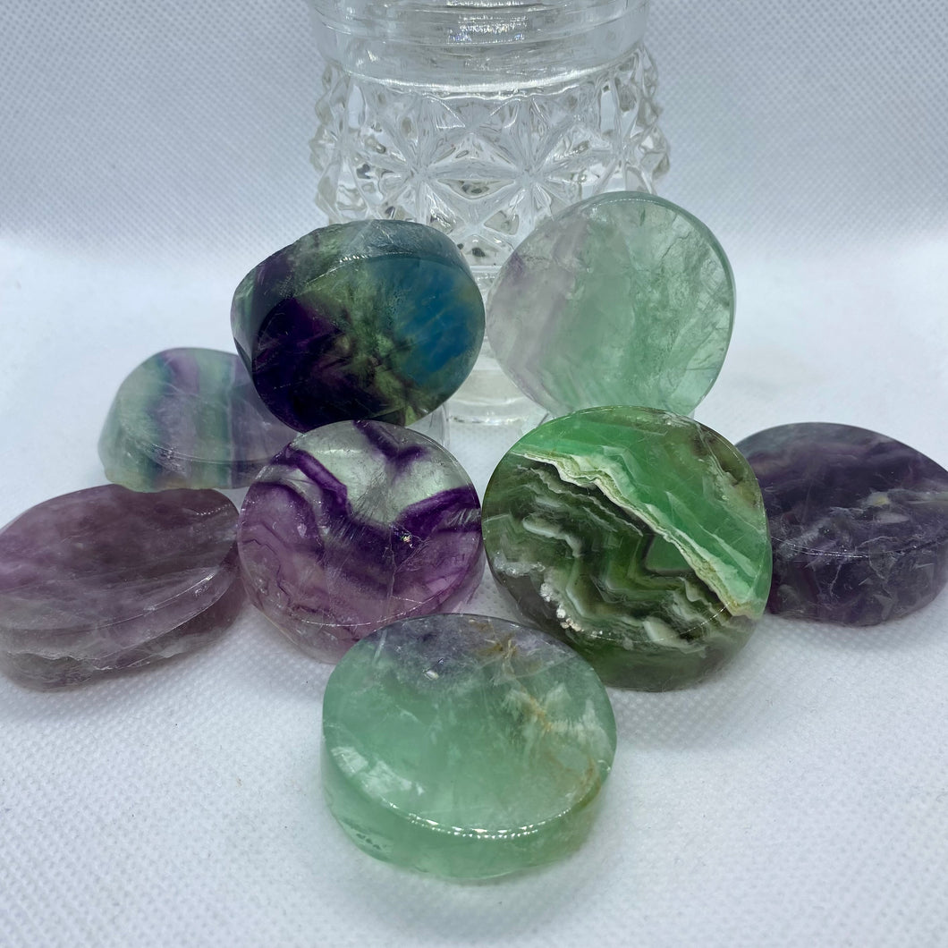 Fluorite Flatstones (polished one side)