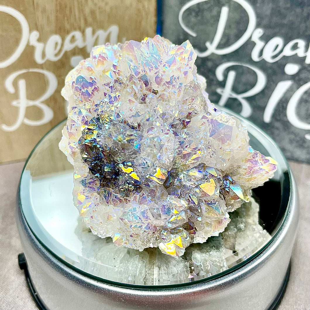 Diana Maria Aura Quartz Clusters