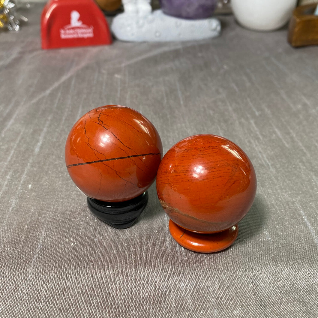 Red Jasper Spheres