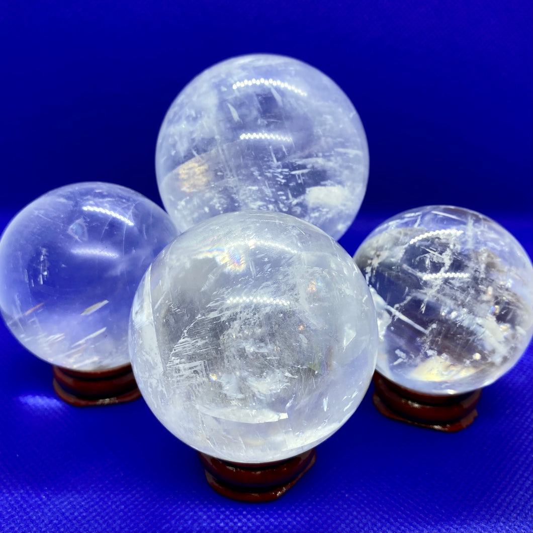 Optical Calcite Spheres