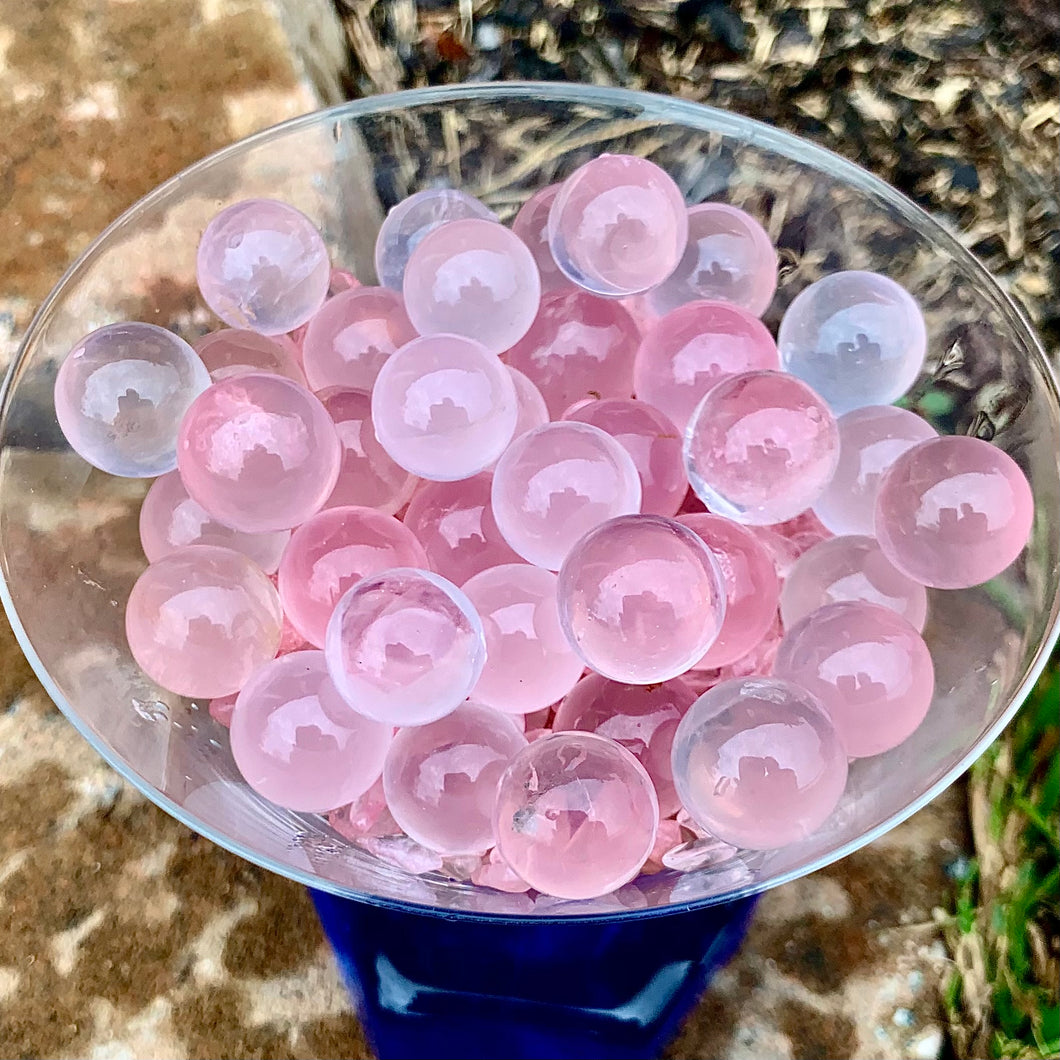 Rose Quartz Marbles