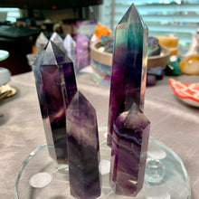 Load image into Gallery viewer, Rainbow Fluorite Towers
