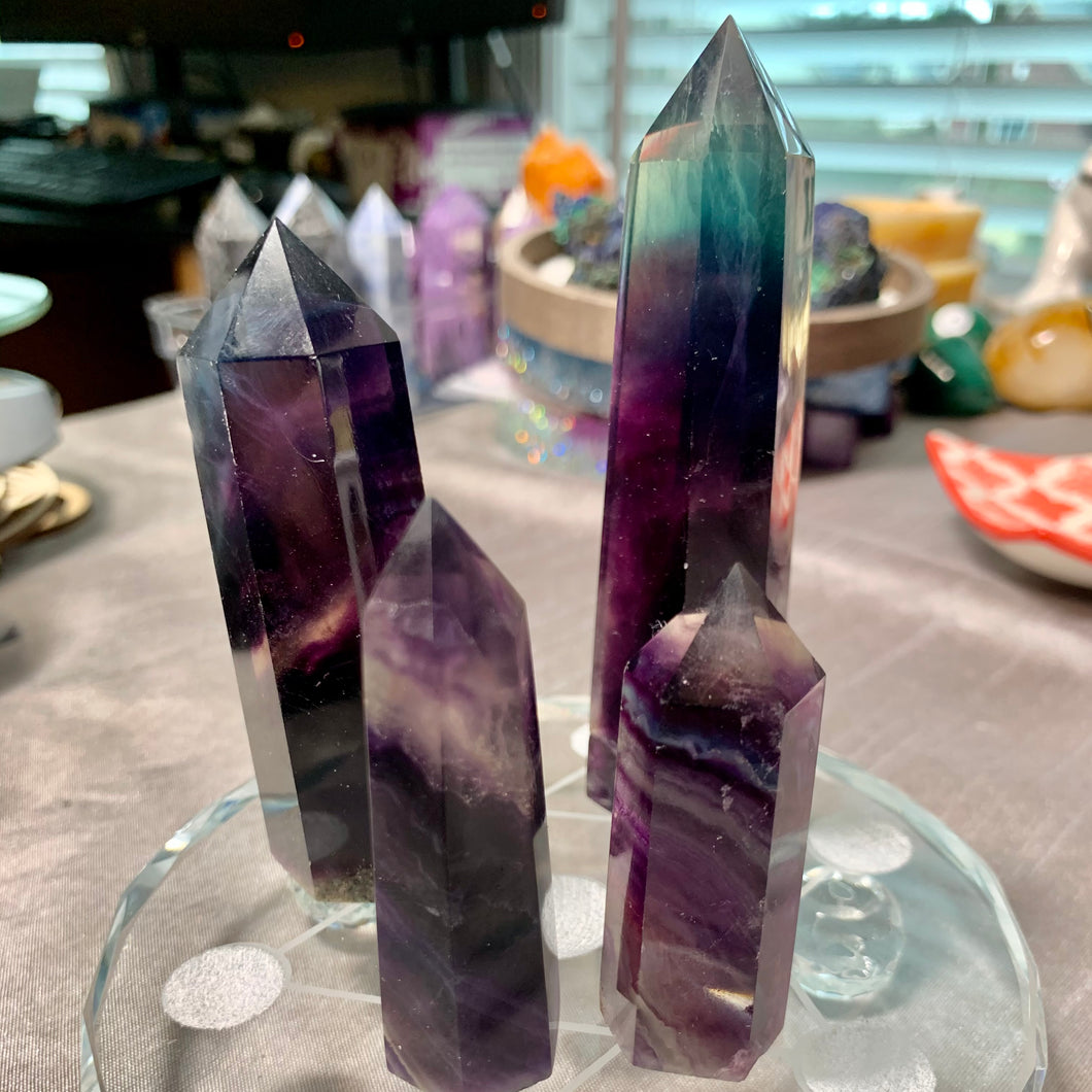 Rainbow Fluorite Towers